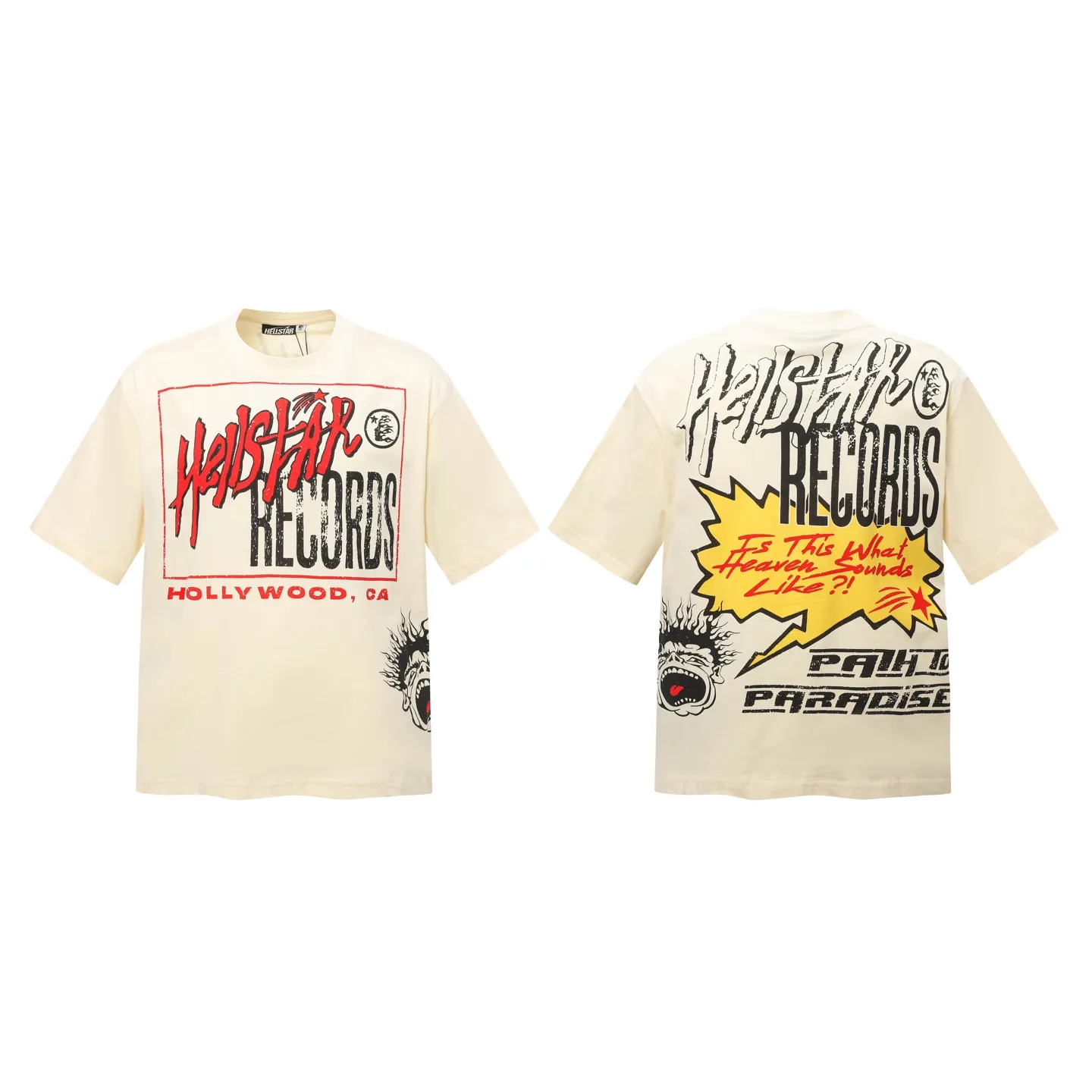 753#White/Black/ ｜ P54 In Stock Hellstar 、 T （fabric):32 240 Sizes（size）：S-M- L- X L （colour）：White、Black.